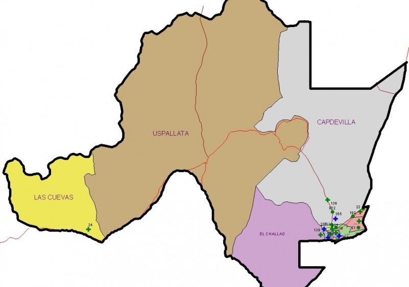Mapa Las Heras 